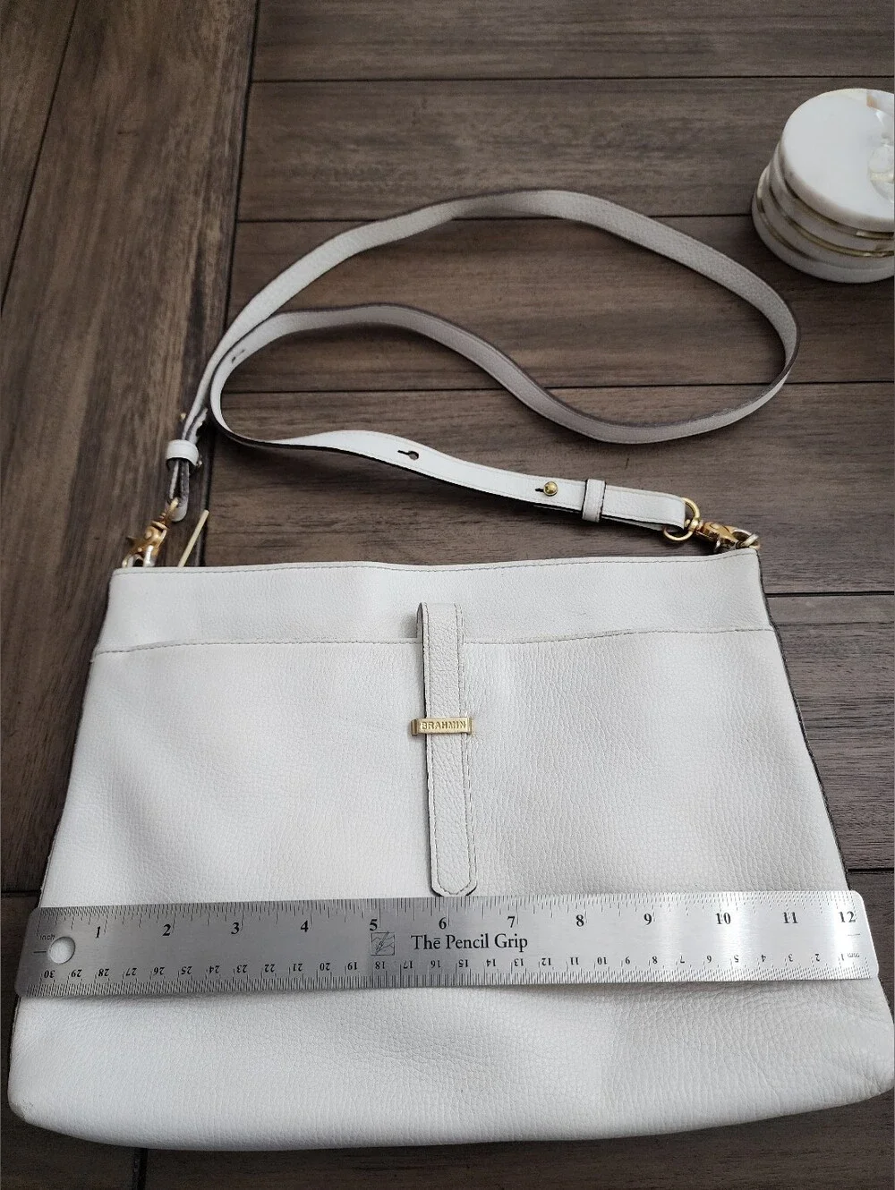 Brahmin sleek pebbled